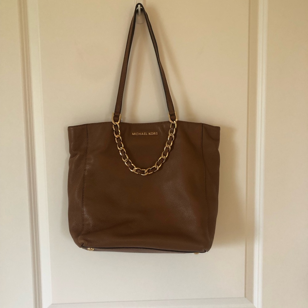 Michael Kors Brown Chain Purse
